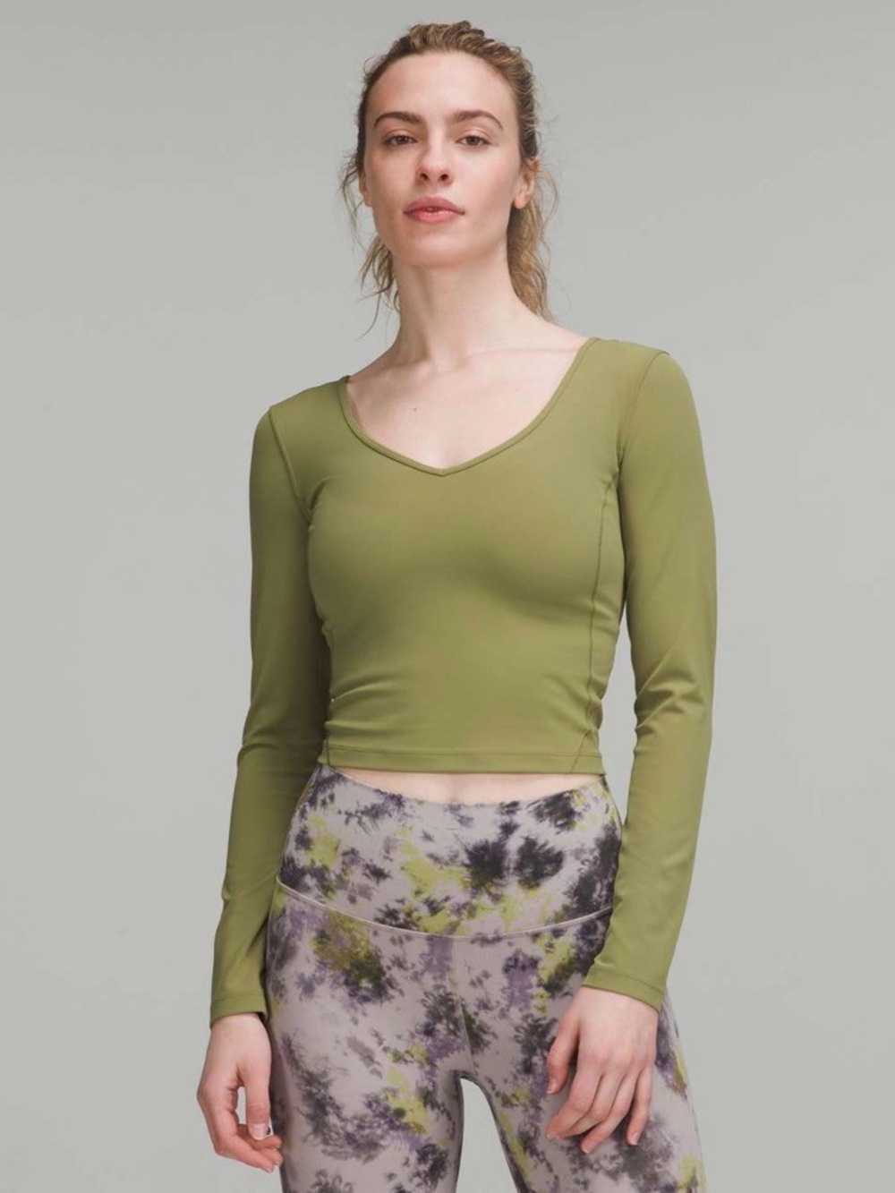 Lululemon Align Long Sleeve Shirt in Bronze Green